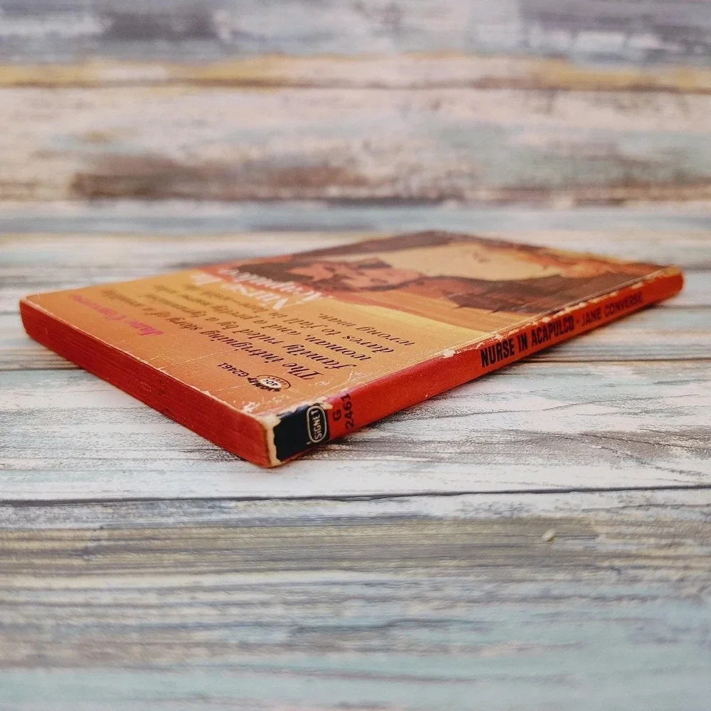 Nurse in Acapulco Jane Converse 1964 Signet G2461 Vintage Nurse Romance‎ PB Red